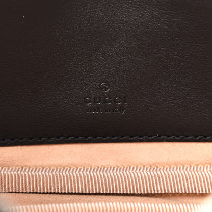 Gucci Calfskin Matelasse Mini GG Marmont Chain Crossbody Bag Black 7 of 13