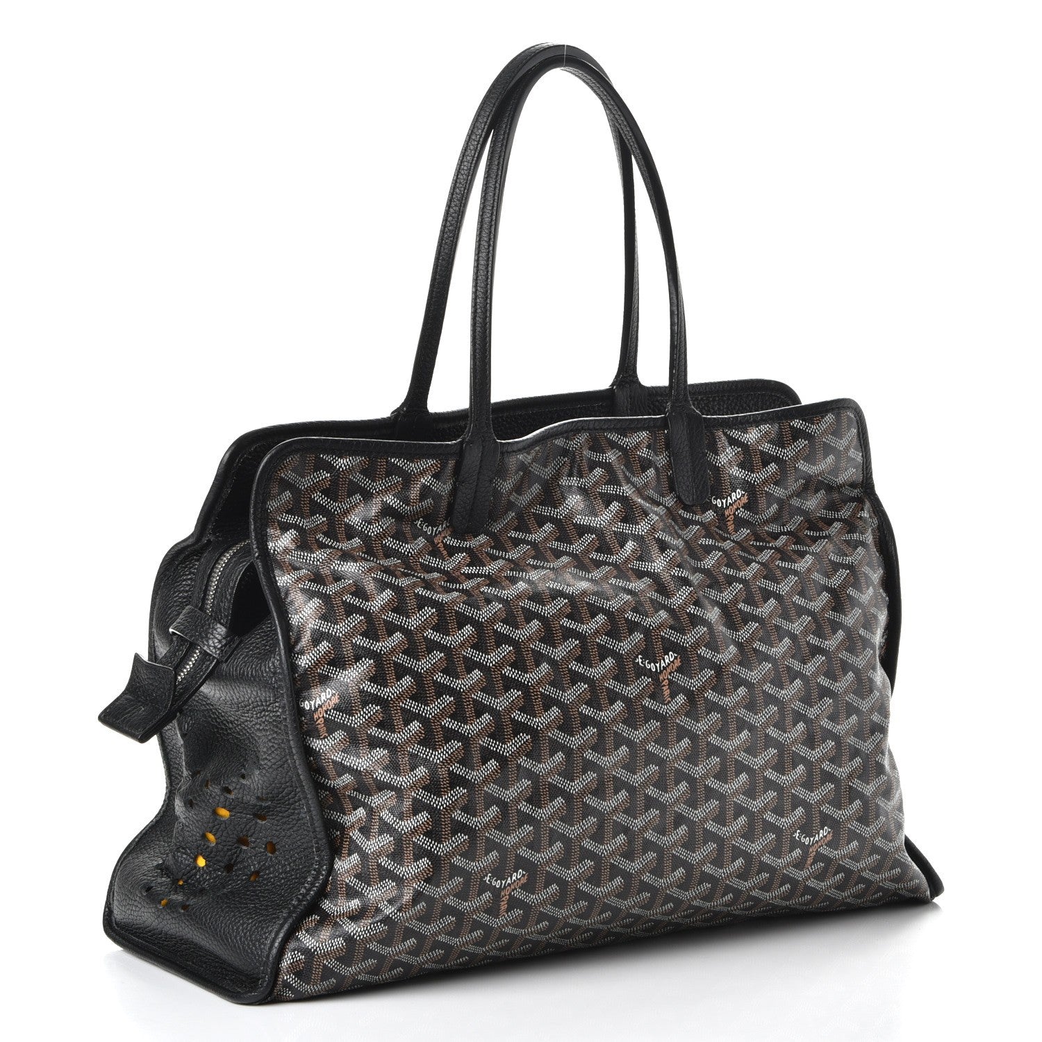 Goyard Goyardine Sac Hardy Pet Carrier PM Black 3 of 10