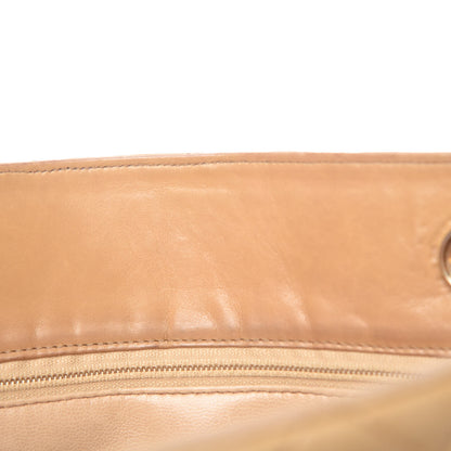 Chanel Lambskin Quilted Tote Beige 20 of 30