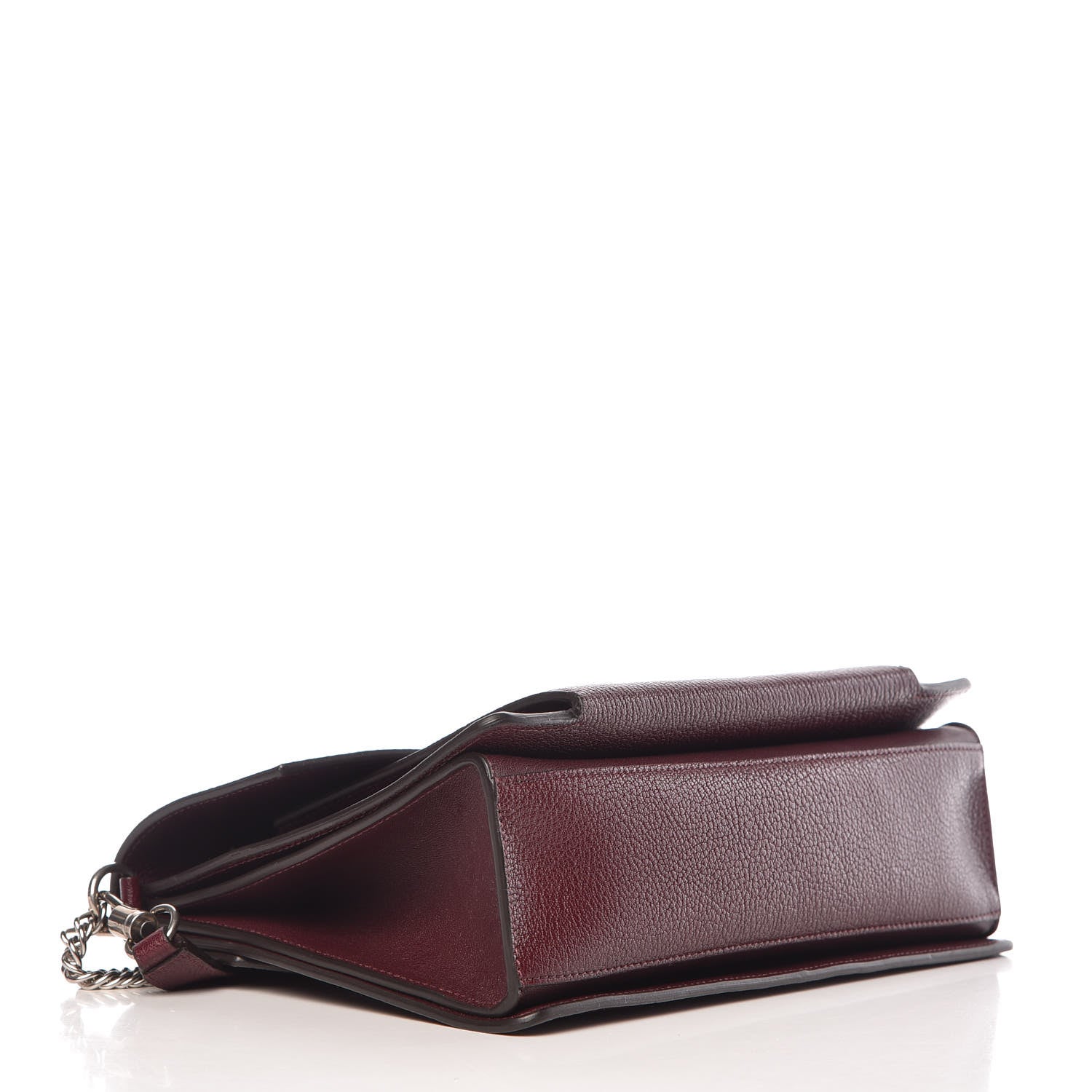 Givenchy Goatskin Medium GV3 Flap Aubergine 4 of 9
