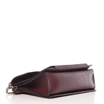 Givenchy Goatskin Medium GV3 Flap Aubergine 4 of 9