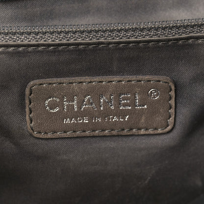 Chanel Lambskin Quilted Jumbo Coco Rain Flap Black 6 of 9