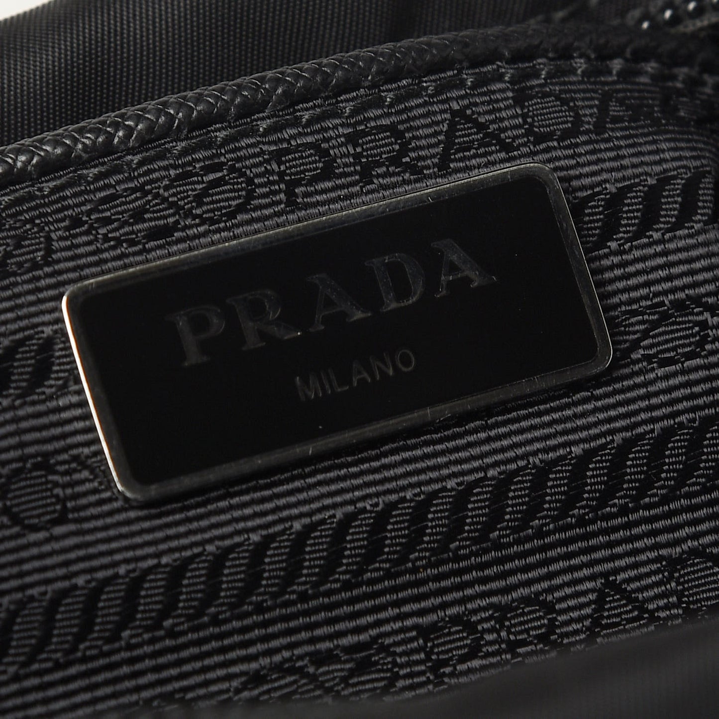 Nylon Vela Sport Messenger Bag Black