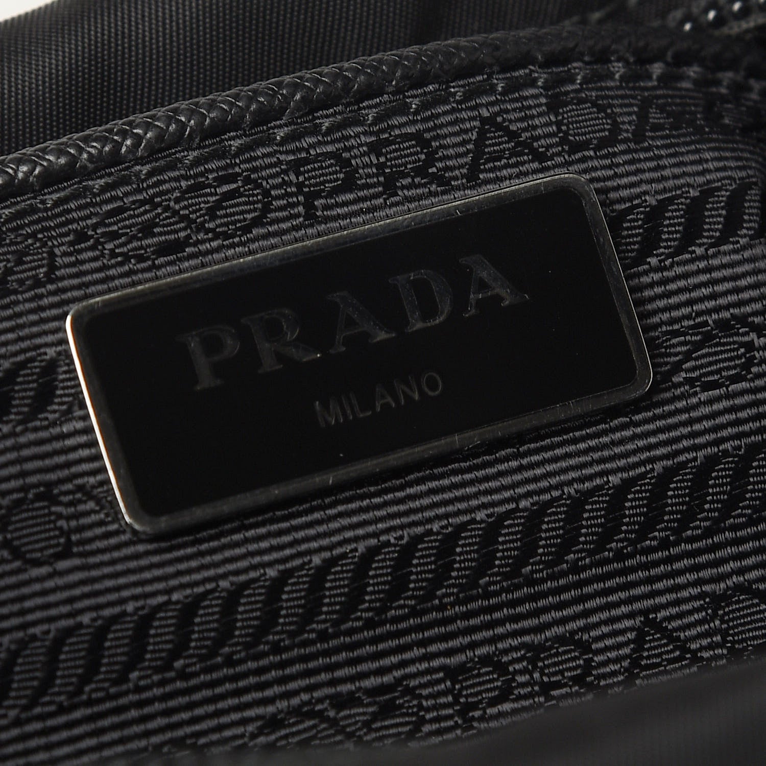 Prada Nylon Vela Sport Messenger Bag Black 9 of 9