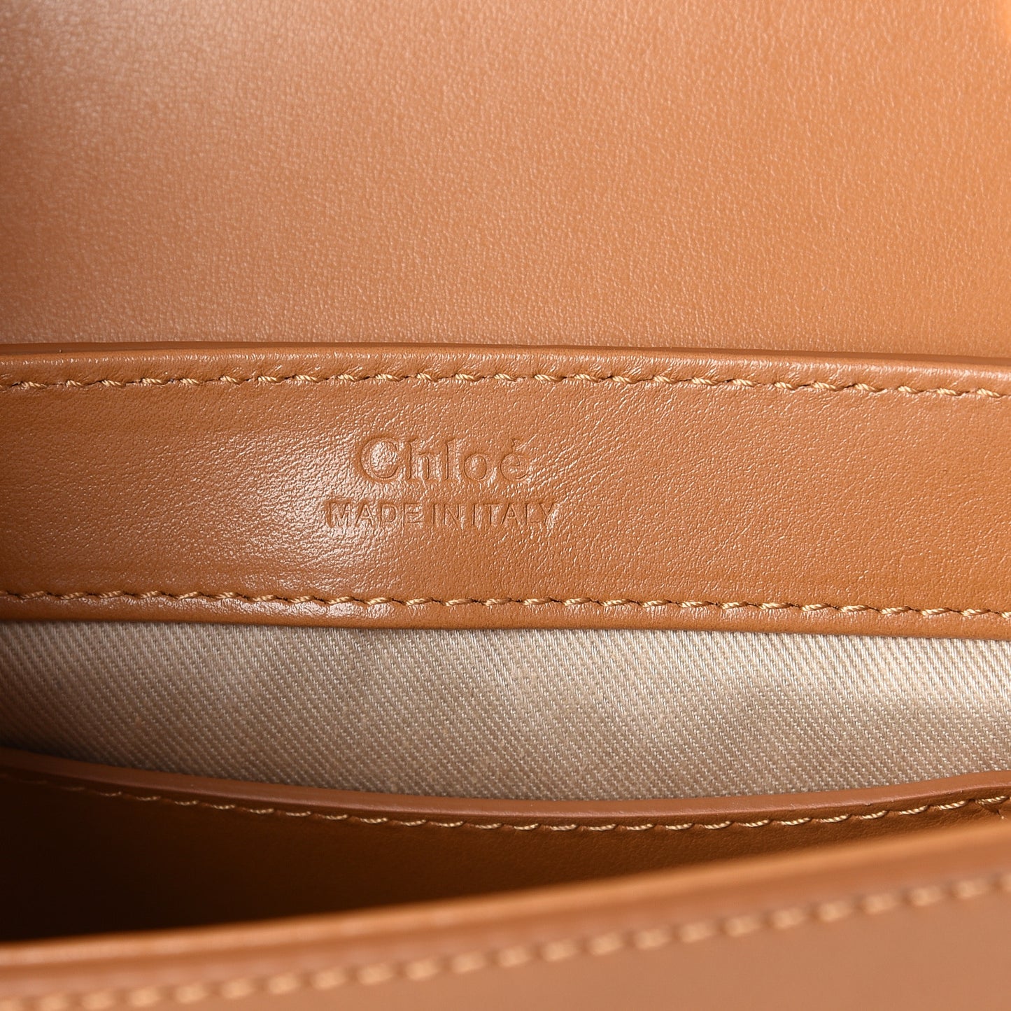 Calfskin Mini C Double Carry Autumnal Brown