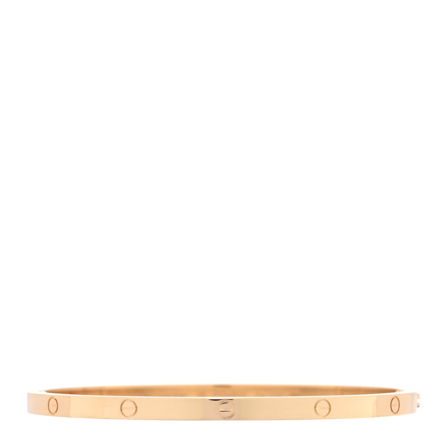 Cartier 18K Yellow Gold Small LOVE Bracelet 18 1 of 8