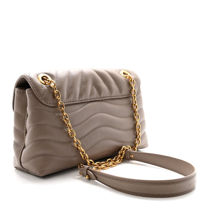 Louis Vuitton Calfskin LV New Wave Chain Bag Taupe 3 of 9
