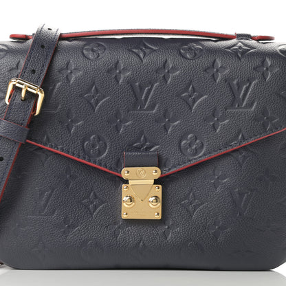 Louis Vuitton Empreinte Pochette Metis Marine Rouge 9 of 13
