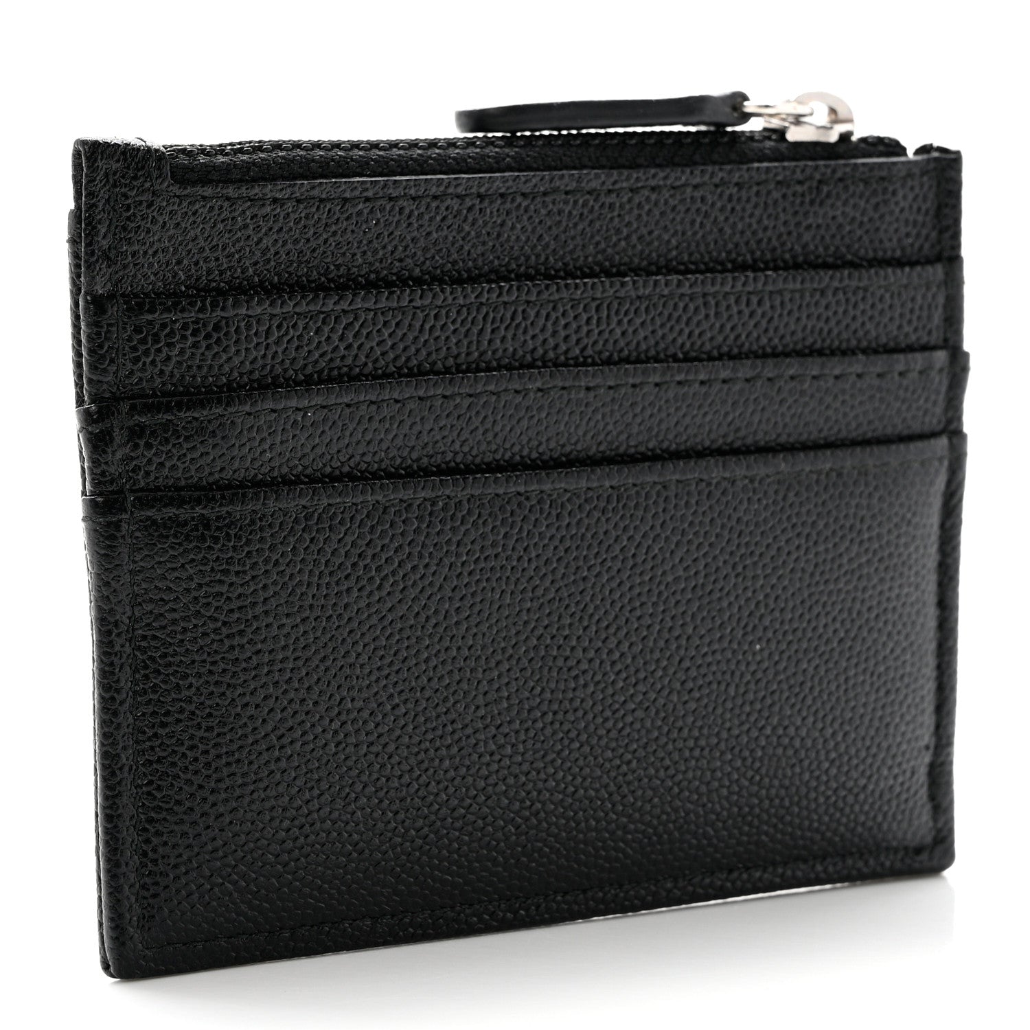 Chanel Caviar CC Zip Card Holder Black 4 of 8