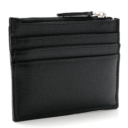 Chanel Caviar CC Zip Card Holder Black 4 of 8