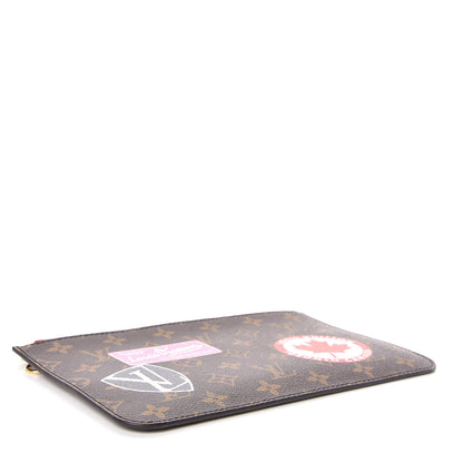 Louis Vuitton Monogram World Tour Neverfull MM GM Pochette 5 of 10
