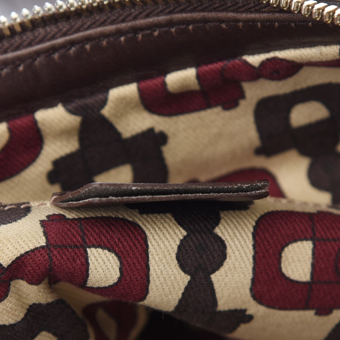 Guccissima Large Princy Hobo Dark Brown