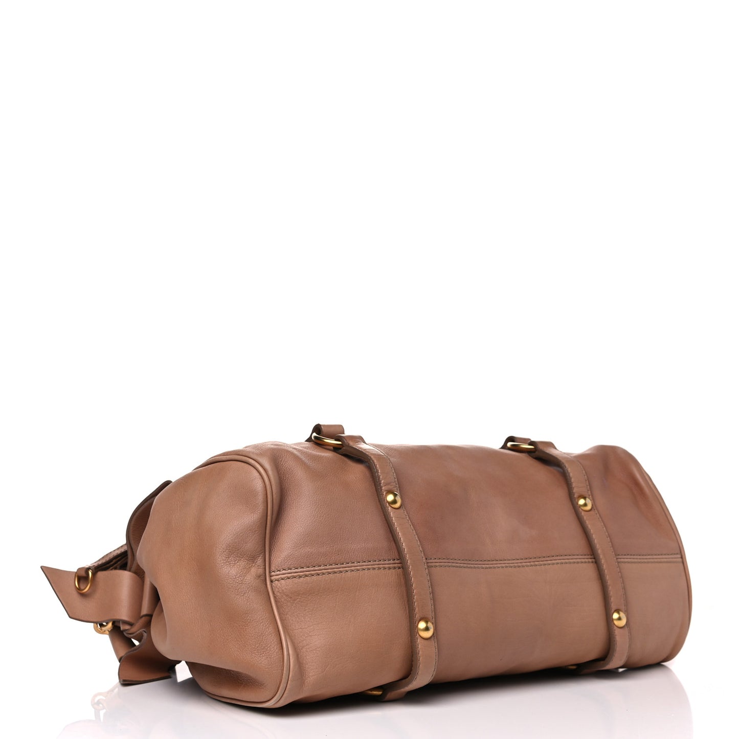 Vitello Medium Bow Bag Brown