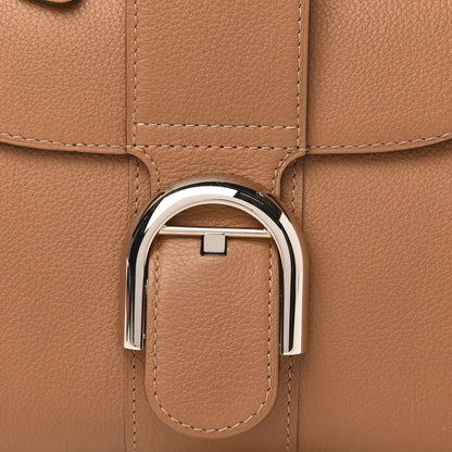 Delvaux Grained Calfskin Mini Brillant Satchel Natural 10 of 11