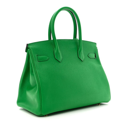 Hermes Epsom Birkin 30 Bambou 3 of 13