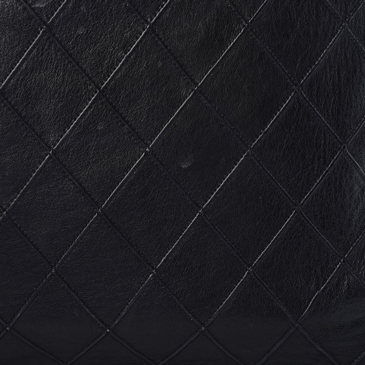 Chanel Lambskin Double Stitched Tote Black 13 of 15