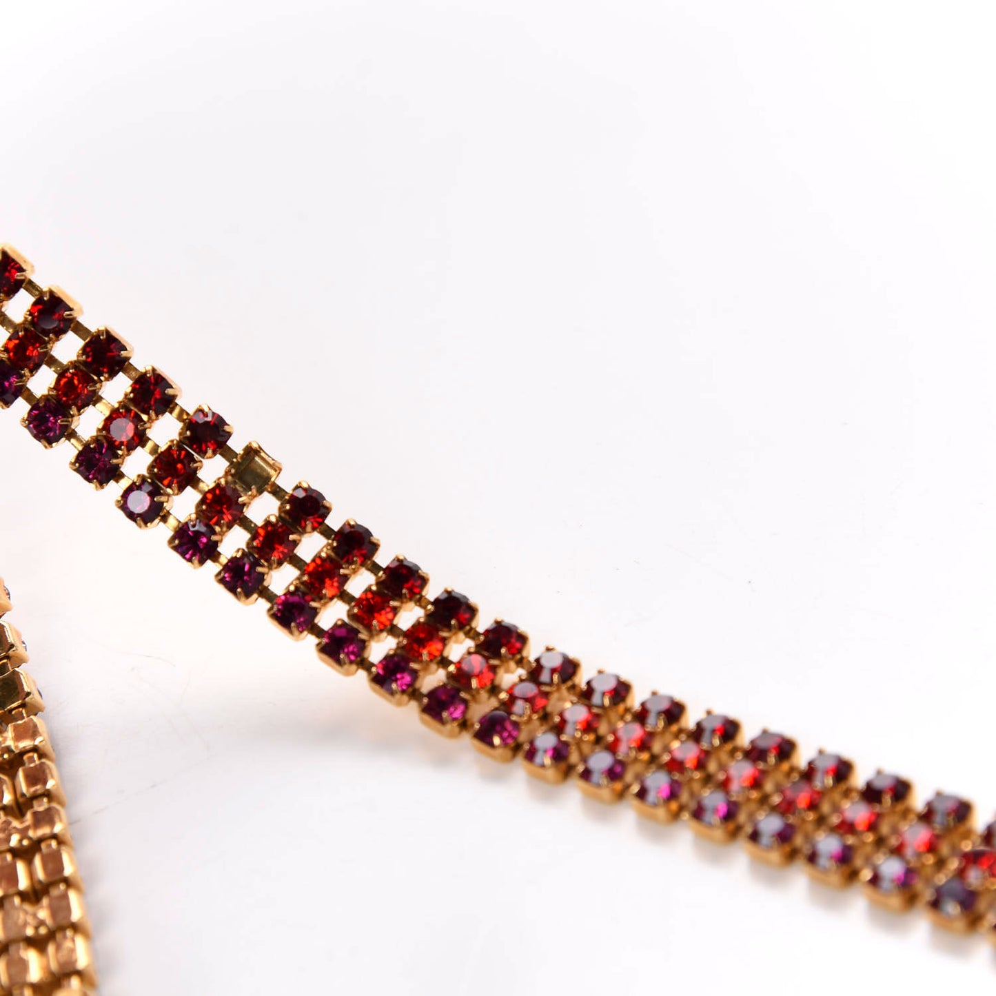 Crystal Charm Belt Multicolor