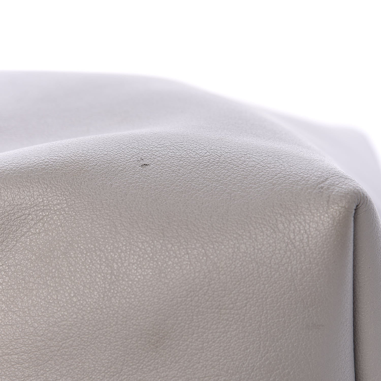 Saint Laurent Calfskin Large Shopping Tote Oyster Gray 15 of 20