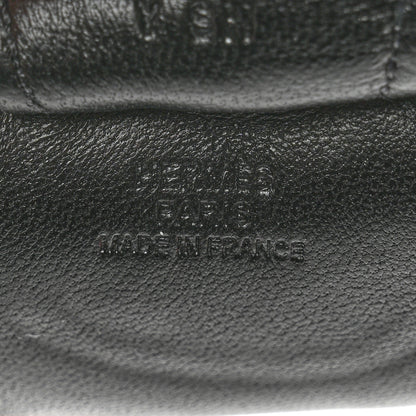 Hermes Milo Lambskin Grigri Rodeo Horse Bag Charm MM So Black 4 of 7