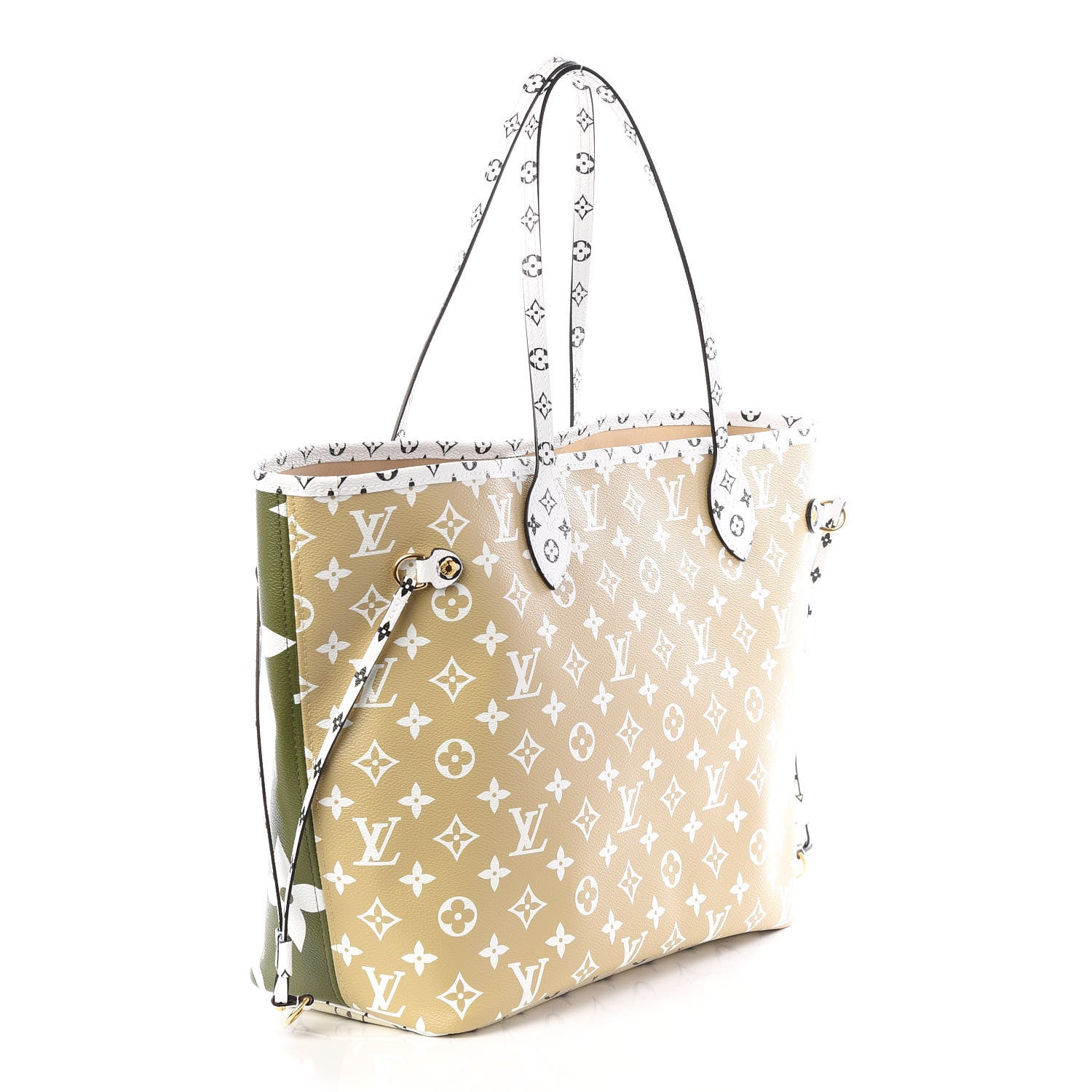 Louis Vuitton Monogram Giant Neverfull MM Kaki 2 of 11