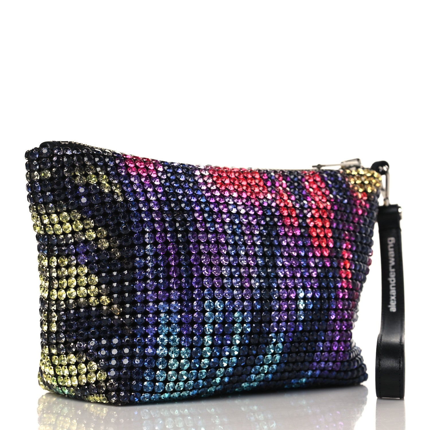 Alexander Wang Mesh Crystal Rhinestone Heiress Clutch Multicolor 2 of 8