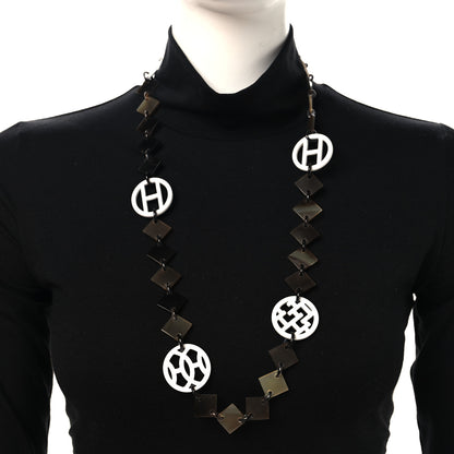 Hermes Buffalo Horn Lacquer Deva Necklace 2 of 5