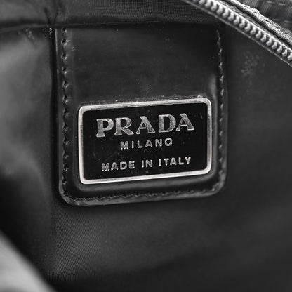 Prada Nylon Vela Flat Messenger Bag Black 6 of 10