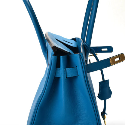 Hermes Epsom Birkin 30 Bleu Zanzibar 13 of 43