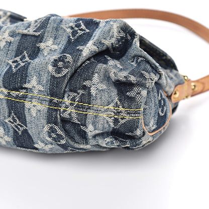 Louis Vuitton Monogram Denim Mini Pleaty Blue 10 of 11
