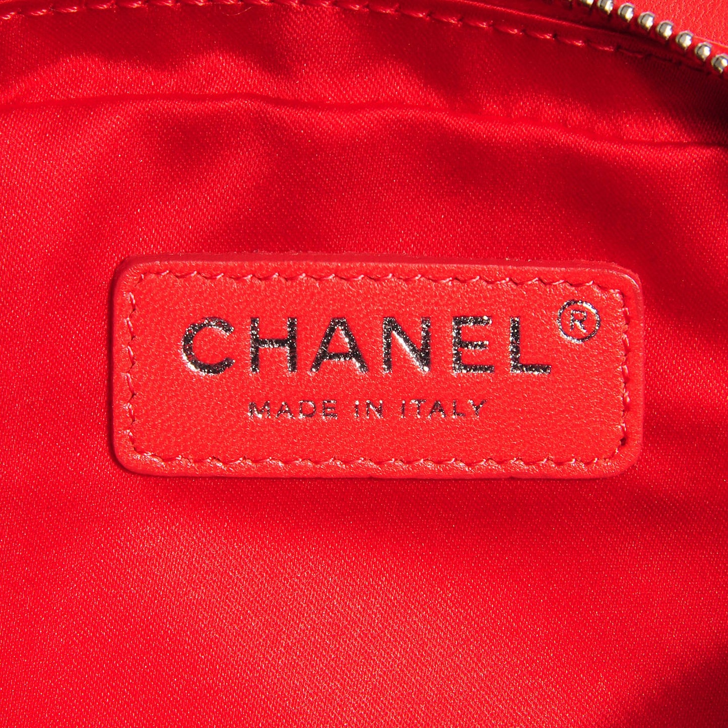Calfskin Ultimate Stitch Mini Flap WOC Bag Light Red