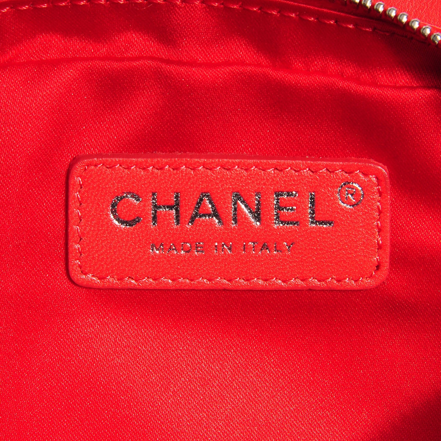 Chanel Calfskin Ultimate Stitch Mini Flap WOC Bag Light Red 9 of 11