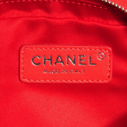 Chanel Calfskin Ultimate Stitch Mini Flap WOC Bag Light Red 9 of 11