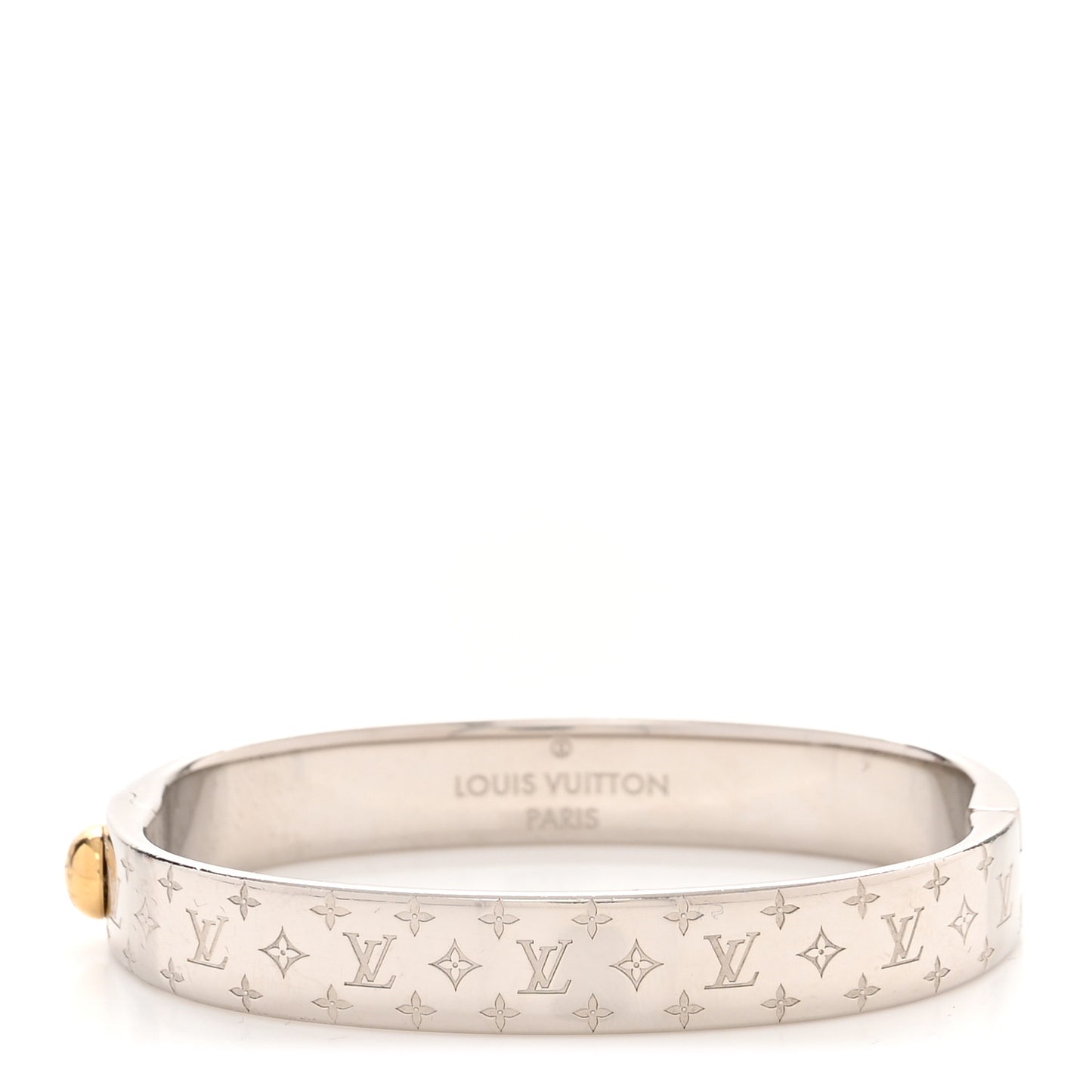 Palladium Monogram Nanogram Cuff S Silver