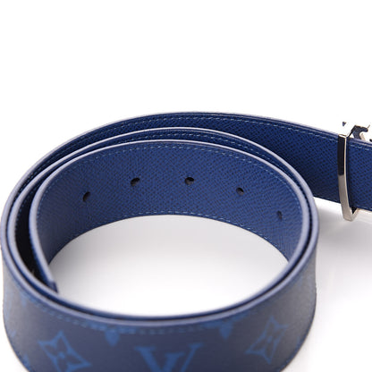 Louis Vuitton Monogram 40mm Reversible LV Initiales Belt 90 36 Cobalt Blue 4 of 5