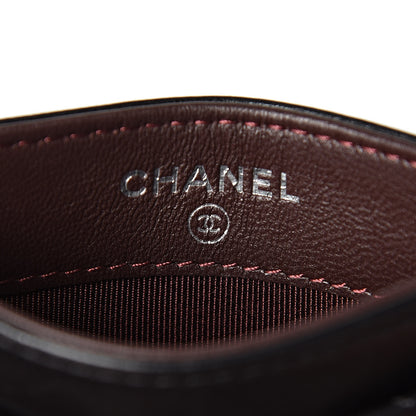 Chanel Lambskin Quilted Card Holder Black 7 of 8