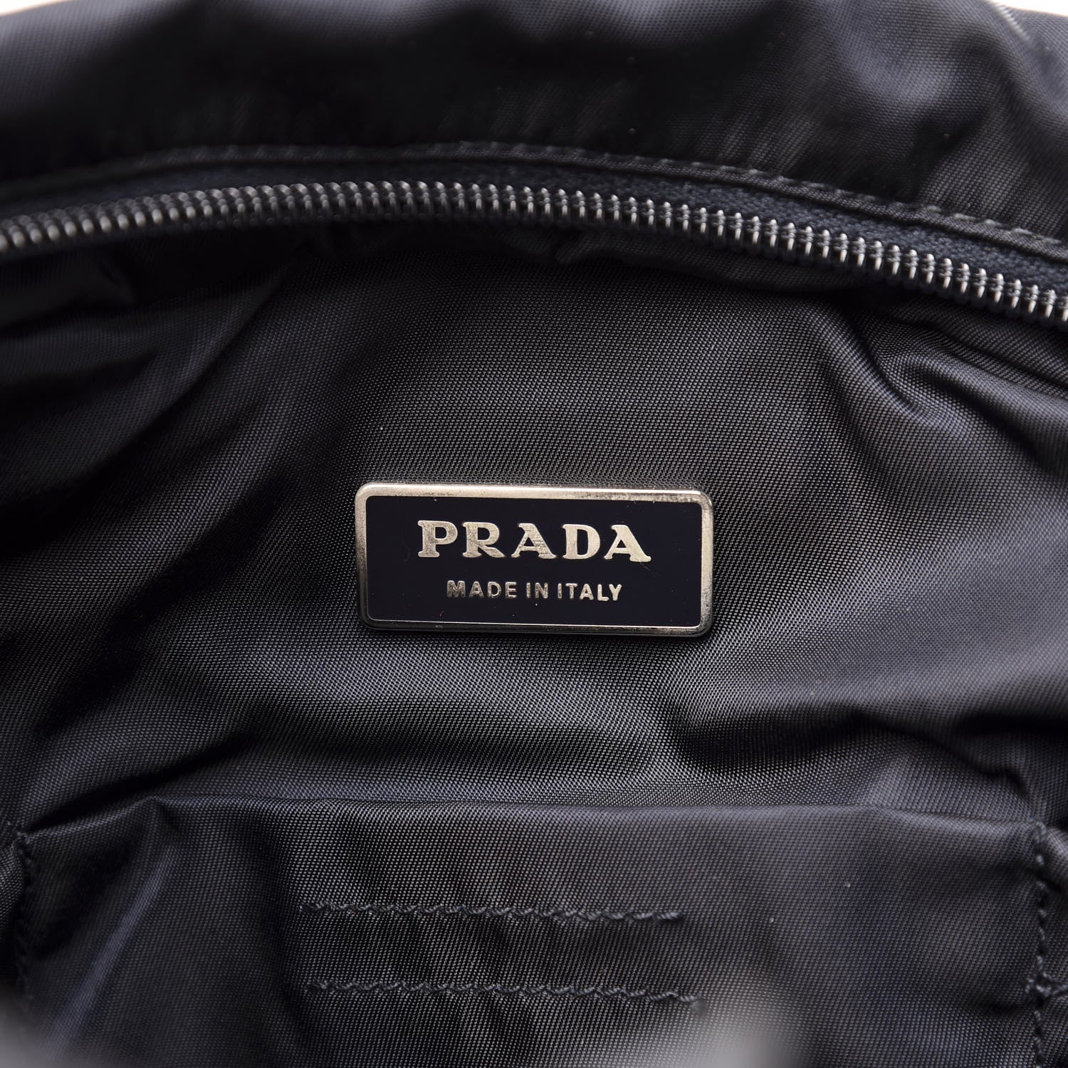Prada Tessuto Nylon Vela Diaper Bag Navy 7 of 12
