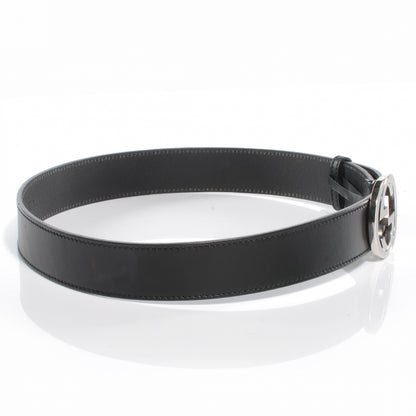 Gucci Leather Interlocking G Belt 90 36 Black 3 of 5