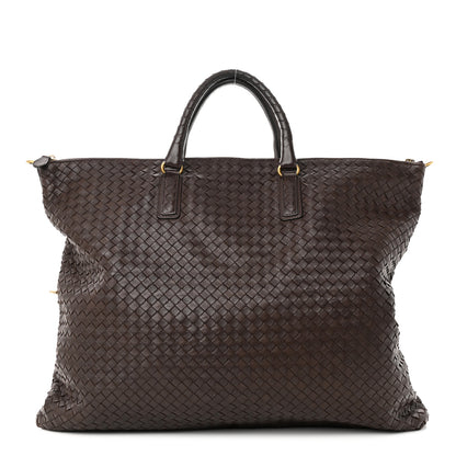 Bottega Veneta Nappa Intrecciato Maxi Convertible Tote Ebano 1 of 9