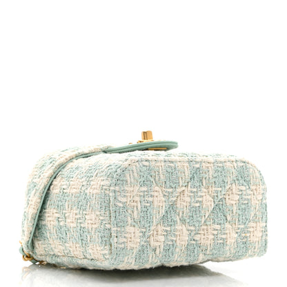 Chanel Tweed Handle Crush Small Vanity Case Light Green 4 of 10