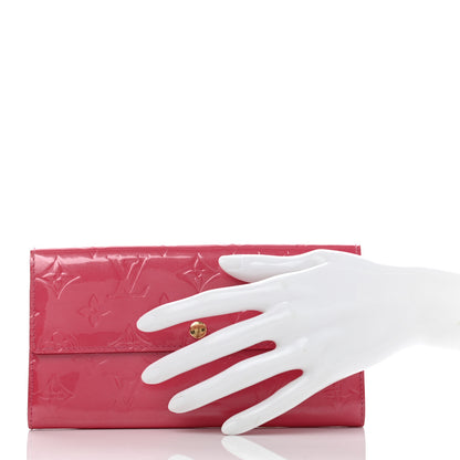 Louis Vuitton Vernis Sarah Wallet Framboise 2 of 11