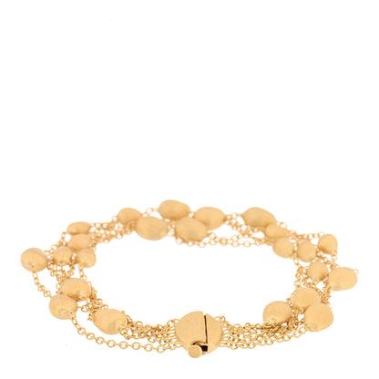 Marco Bicego 18K Yellow Gold Siviglia Five Strand Bead Bracelet 2 of 3