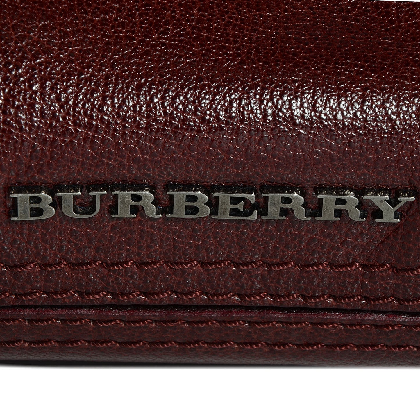 Leather Ashmore Tote Burgundy