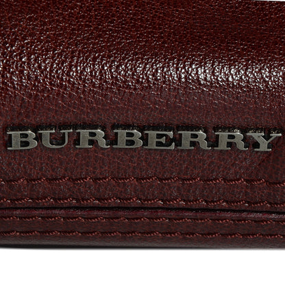 Burberry Leather Ashmore Tote Burgundy 6 of 9