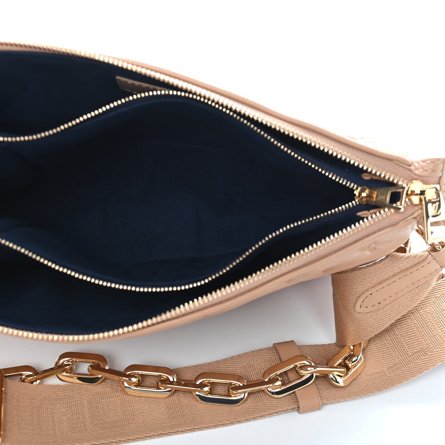 Louis Vuitton Lambskin Embossed Monogram Coussin PM Camel 5 of 8