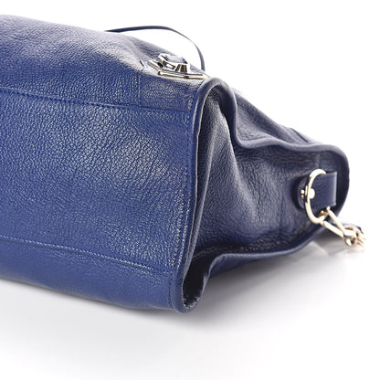 Balenciaga Chevre Gold Metallic Edge Hardware Bleu Roi 8 of 10
