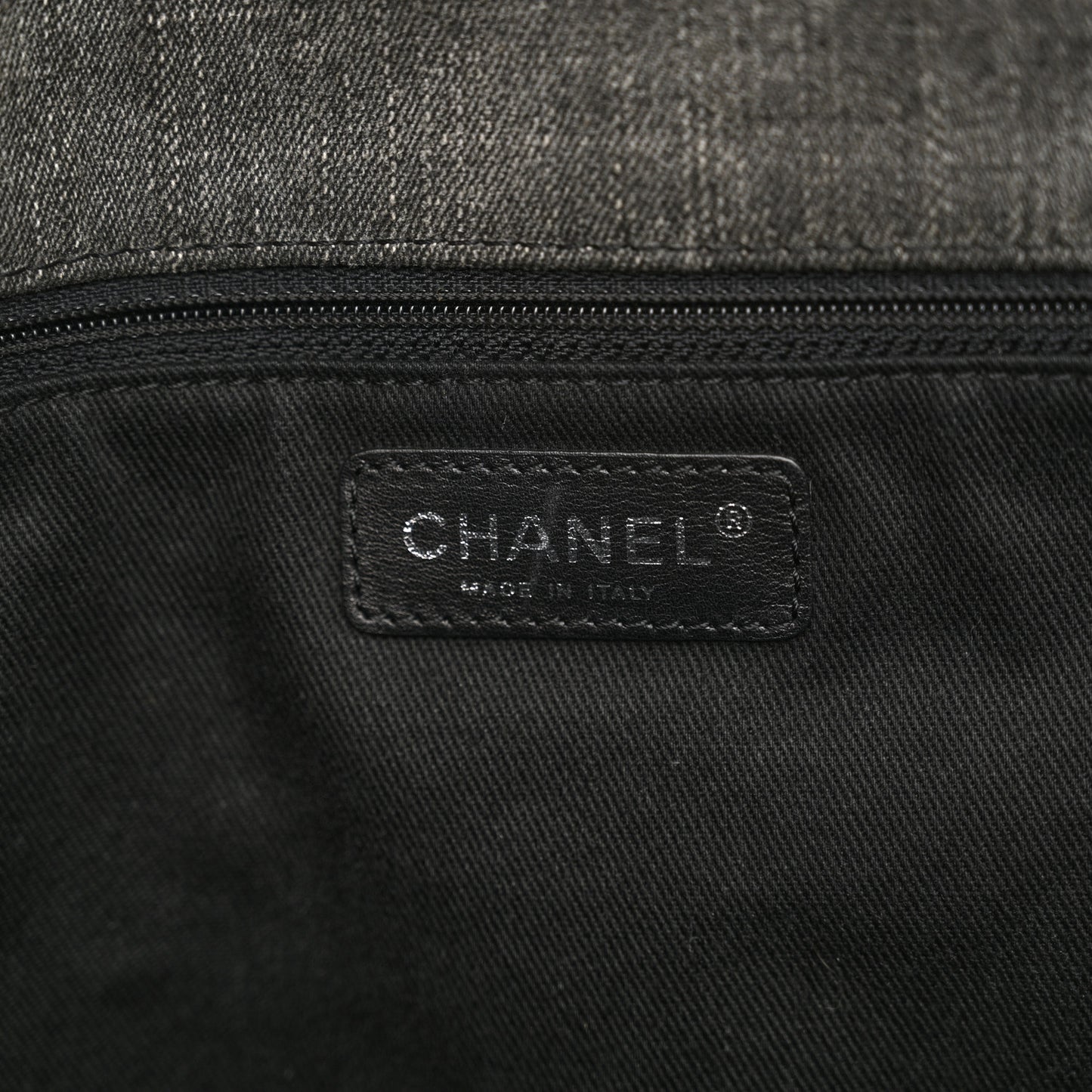 Denim Quilted XXL Reissue Flap Grey