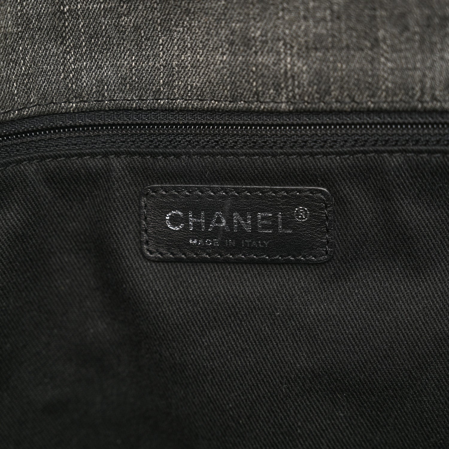 Chanel Denim Quilted XXL Reissue Flap Grey 6 of 10