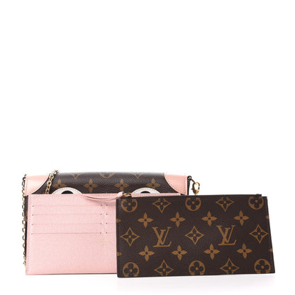 Louis Vuitton Monogram Valentine Dog Pochette Felicie Chain Wallet 9 of 9