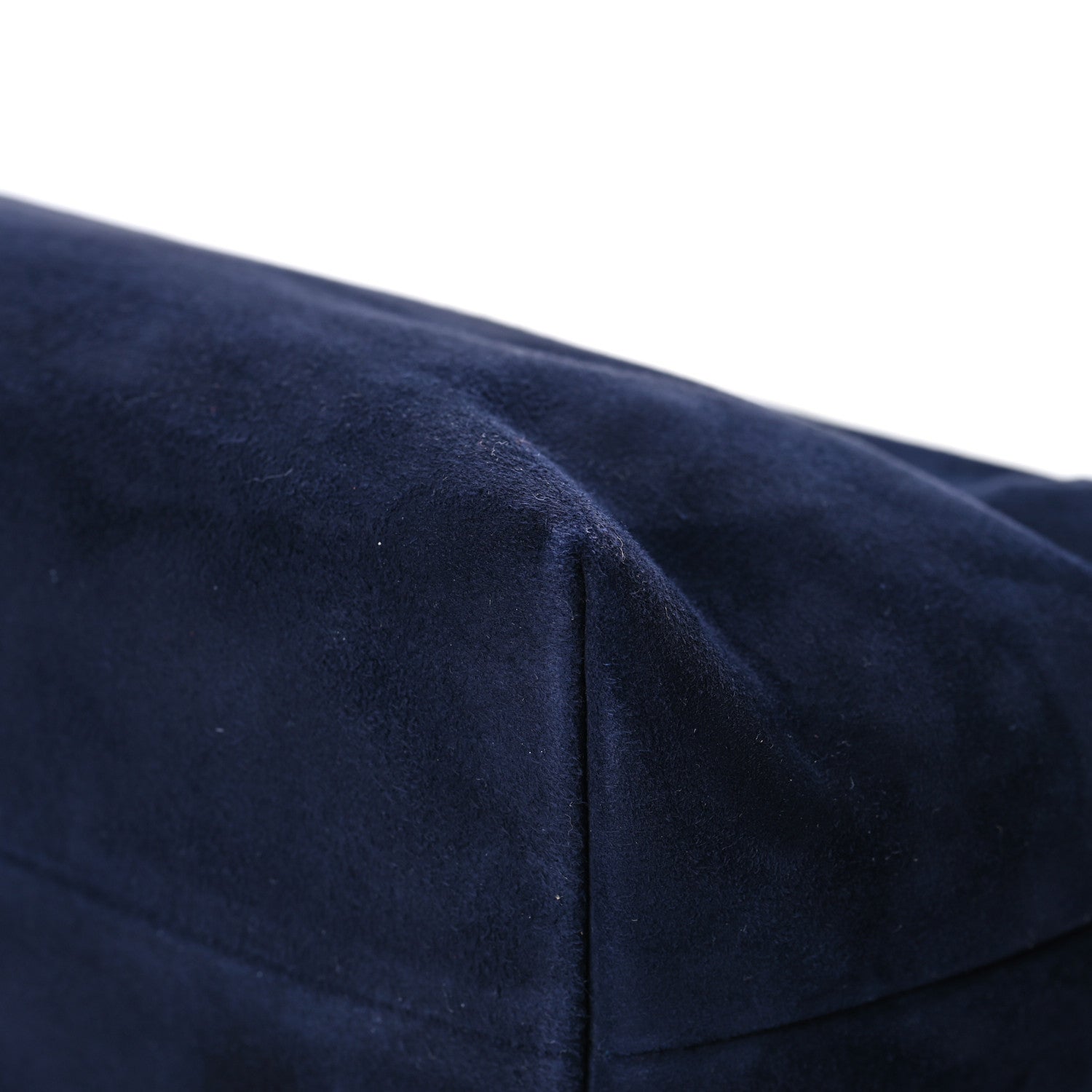 Mansur Gavriel Suede Volume Clutch Navy 11 of 11