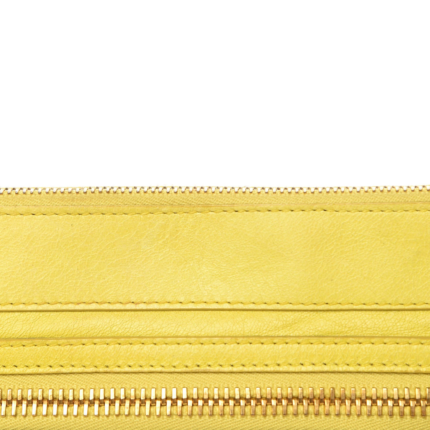 Balenciaga Agneau Giant 21 Rose Gold Hardware Flat Handle Clutch Jaune Fluo 10 of 12